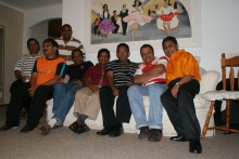 Get together at Lal's residence. 